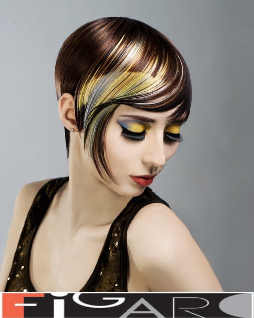 Elena's entrance for COLORZOOM Canada in 2012 by Figaro - Best Toronto's hair Salon
