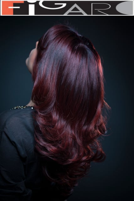 Diva Style Multi red Hair Color Toronto by Figaro - Best Toronto's hair Salon