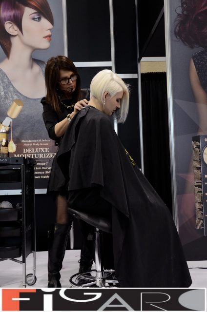 Elena's work with Platinum Blond at ABA TORONTO by Figaro - Best Toronto's hair Salon