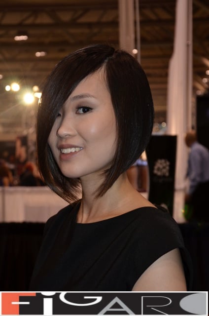 A Line Bob Cut ash Brown Asian Hair at ABA TORONTO 16 by Figaro - Best Toronto's hair Salon