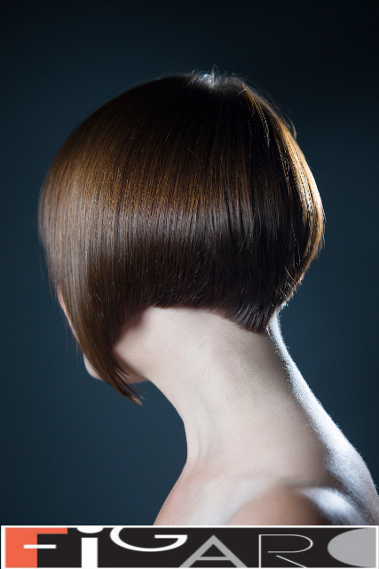 Asymmetrical Bob Cut Hairstyle by Figaro - Best Toronto's hair Salon
