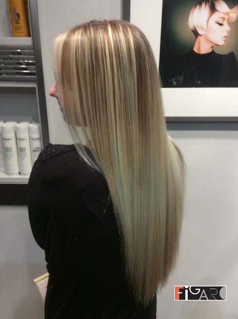 Airtouch Highlights Toronto. We use Olaplex L'oreal Goldwell