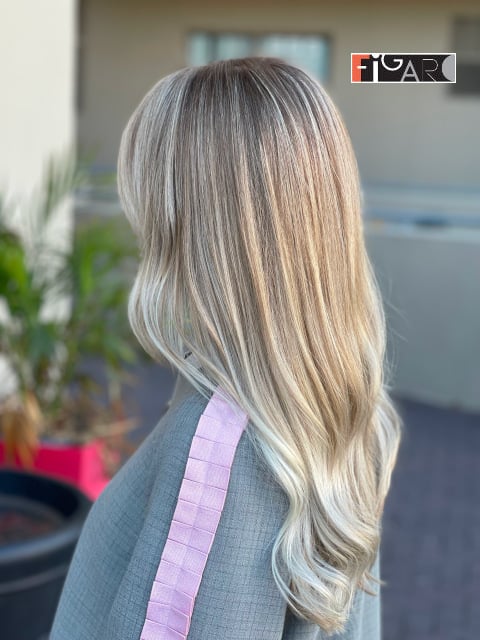 Airtouch Highlights Toronto. We use Olaplex L'oreal Goldwell