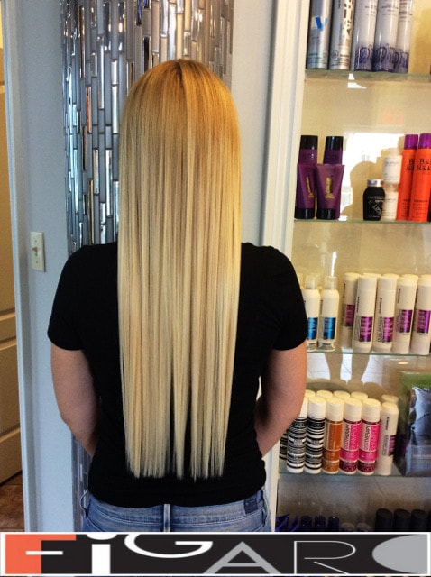 Classic hair coloring for blond Figaro Hair Salon Toronto