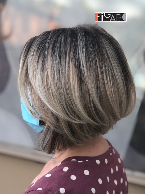2020 Graduated Bob Cut. Great for natural curly hair Hair by Figaro Salon