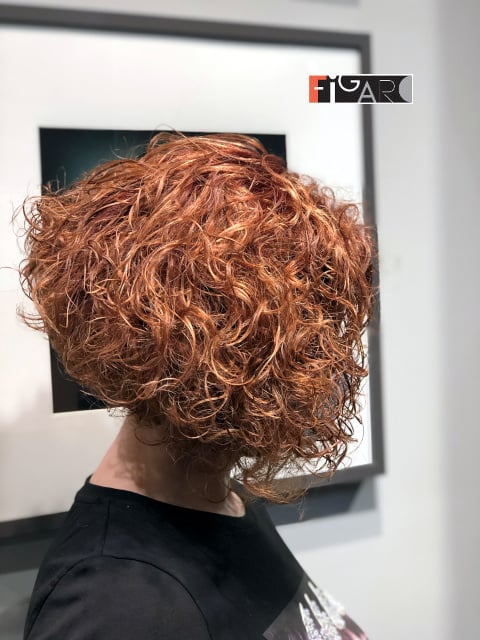 2020 Bob Cut. Great for natural curly hair Hair by Figaro Salon