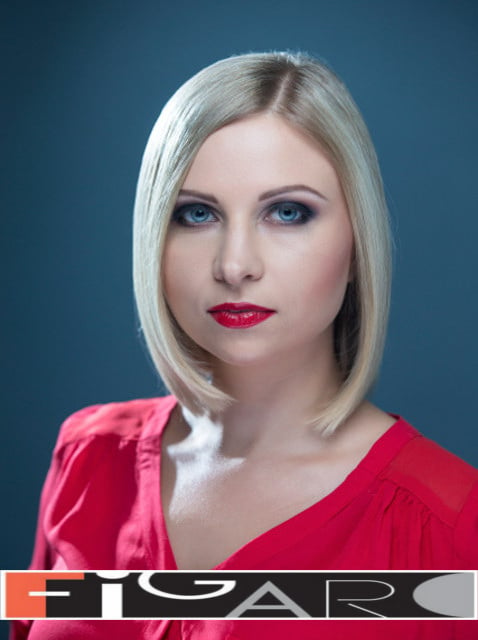 Long Bob Cut choice for fine hair done by Figaro - Best Toronto's hair Salon