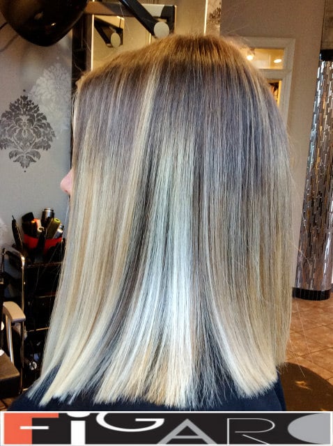 Lob Cut with Balayage