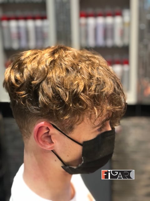 Body Perm for men done by Lina 2021 figaro salon