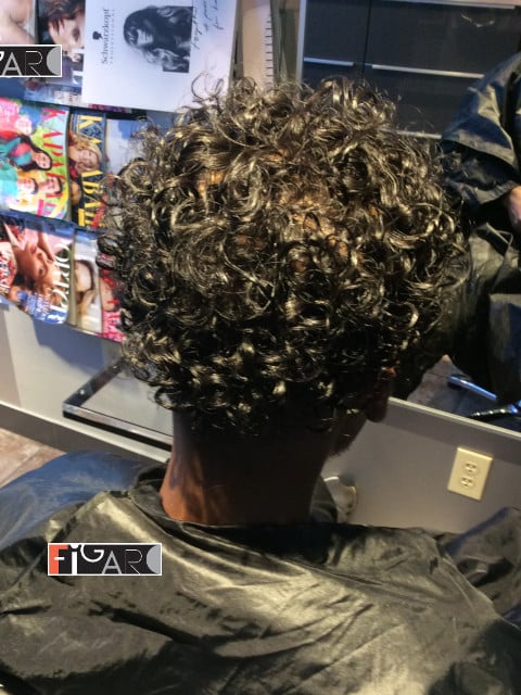 Body perm for men done by figaro salon toronto