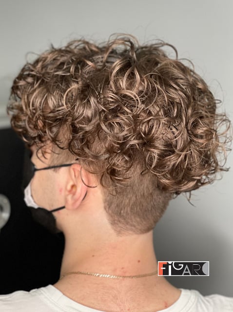 Body perm for men done by figaro salon toronto