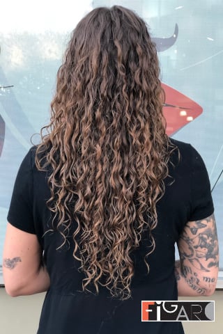 Spiral Permanent wave done by Best Hair Salon In Toronto