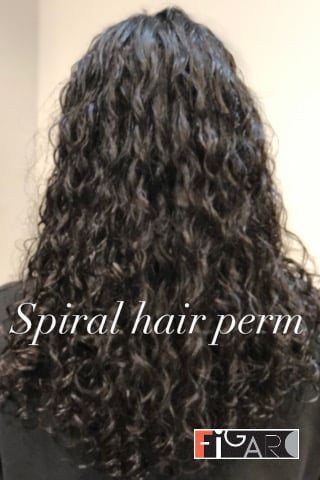 Spiral perm on Long Hair done by Lina 2021 figaro salon