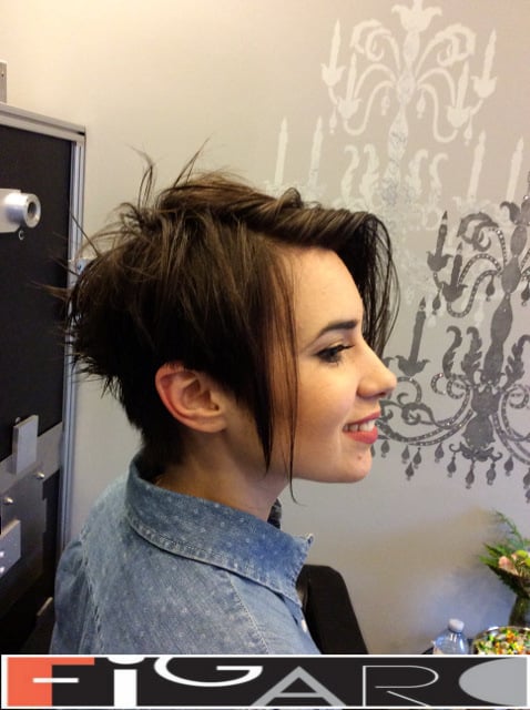 Asymmetrical Pixie cut