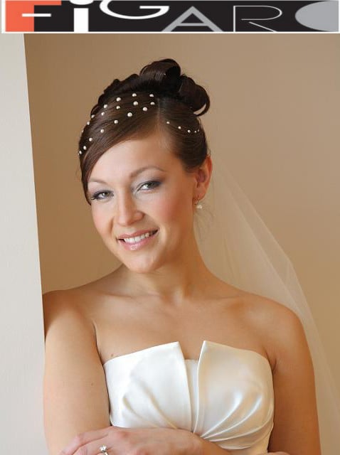 Bridal Updo Hair Up by Figaro - Best Toronto's hair Salon